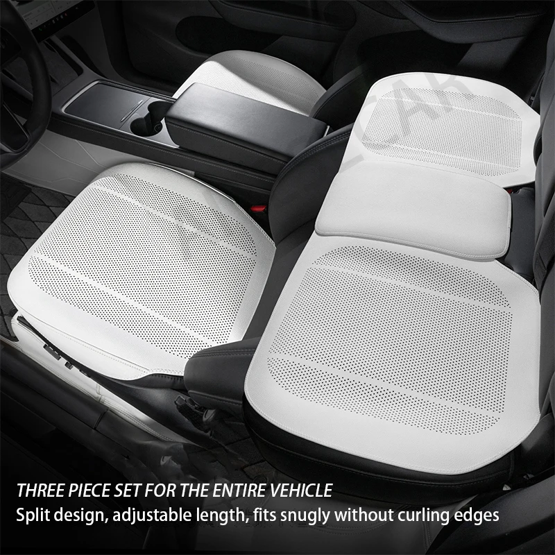 Nuovo coprisedile per auto aggiornato Cuscino estivo fresco Ventilazione Coprisedile universale per quattro stagioni Cuscino comfort completo incluso - Image 5