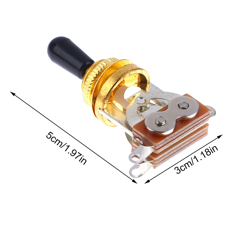 Guitar Tool 1Pc 3 Way Short Straight Guitar Toggle Switch Pickup Selector For Electric Guitars Pickups Switch Control