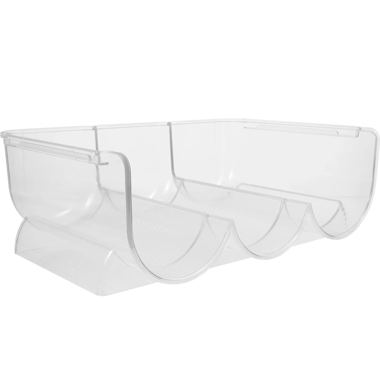 

2 Pcs Drink Holder Fridge Organizer Box Can Rack Refrigerator Storage Soda for Pp Drinks Racks