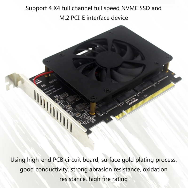NVME PCIe ����� PCI-E X16 NVME M.2 M Ű SSD RAID ��� �������� �����, PCI-E ���� ī�� 4 �� SSD, �ð� �� ����, ����