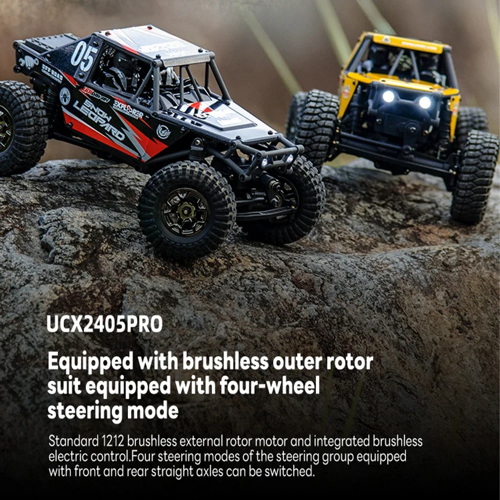 1/24 RC クローラー UDIRC UCX2405 ブラシレス/ブラシ付きモーター 4WD
