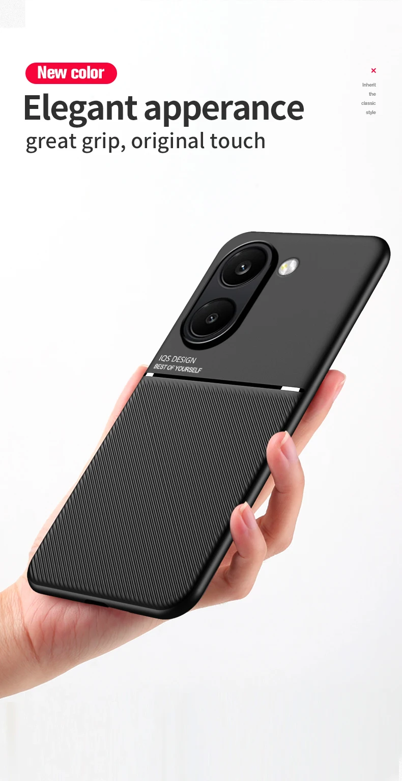 Für Mi Poco X8 Pro Max Hülle mit Ledertextur und magnetischem Halter, Handyhülle für Mi Poco X8 X7 Pro X7 Cover – Detail 3