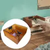 Farmhouse Wood Napkin Holder Tissue Dispenser Multipurpose Tableware Tissue Holder for Bathroom Restaurant Hotel Cafe Countertop 4