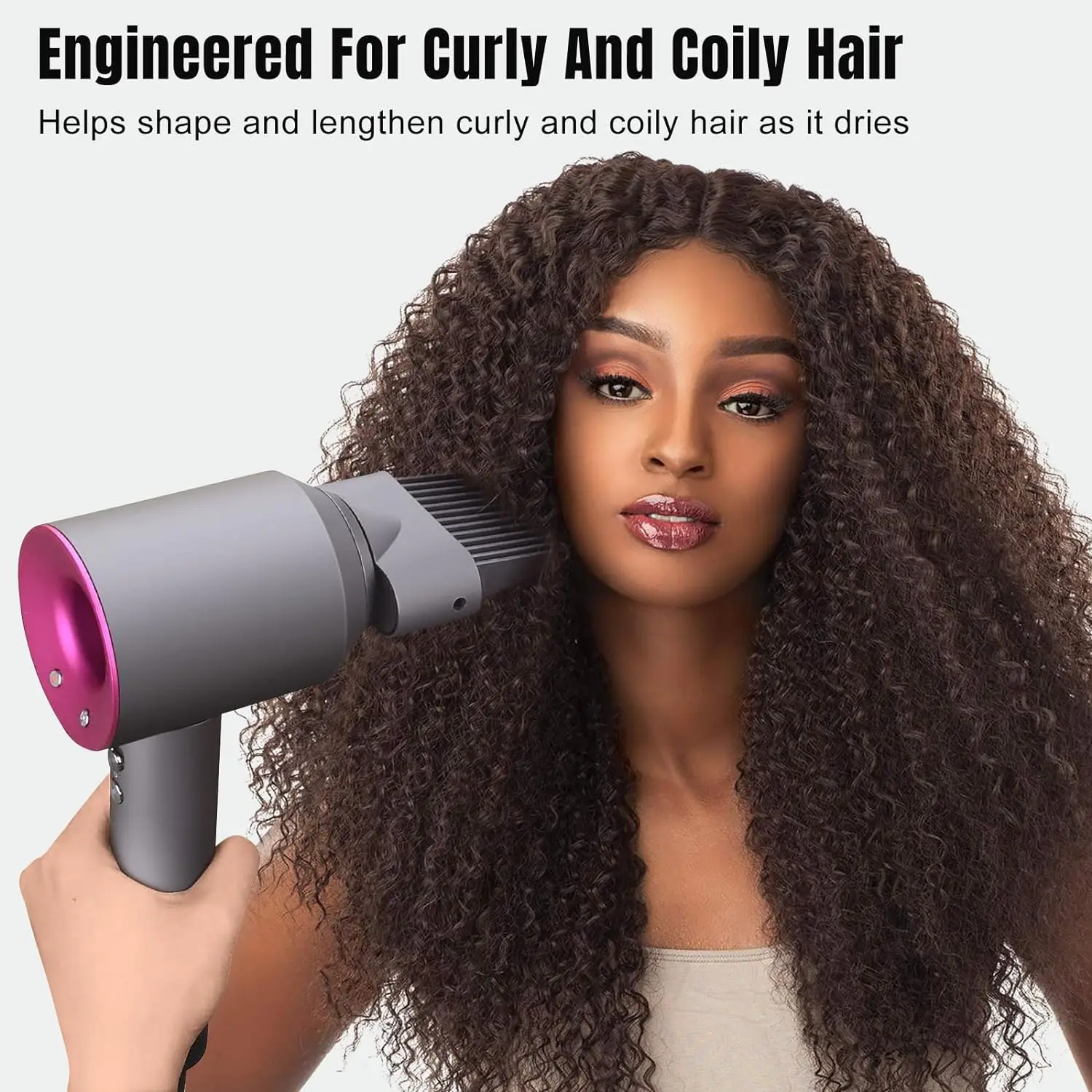 Wide Tooth Comb Attachment For Dyson Supersonic Hair Dryer HD01 HD02 HD03 HD04 HD08 (Not Suitable for Curling Irons)
