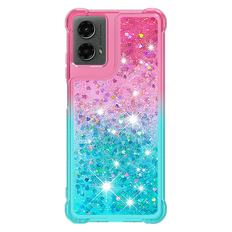 Glitter Quicksand Anti-Fall Fashion Case - Soft Colored Etui Cover