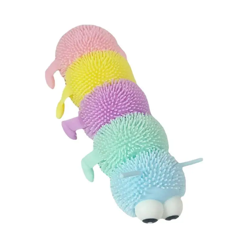 

Luminous Caterpillar Toy Anti-Stress Squeeze Toy Creative Soft TPR Caterpillar Stretching Tricky Toys Decompression Vent Toys