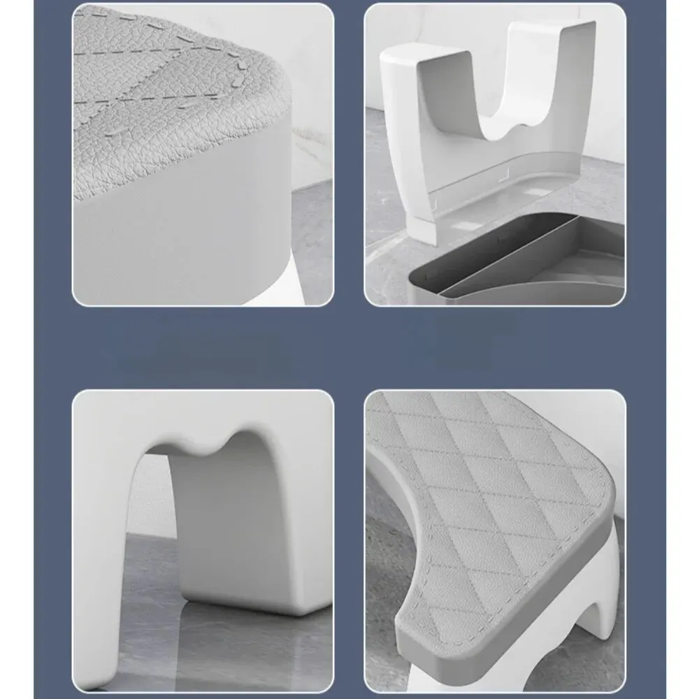 Seasonal Universal Toilet Footstool Household Bathroom Anti Slip