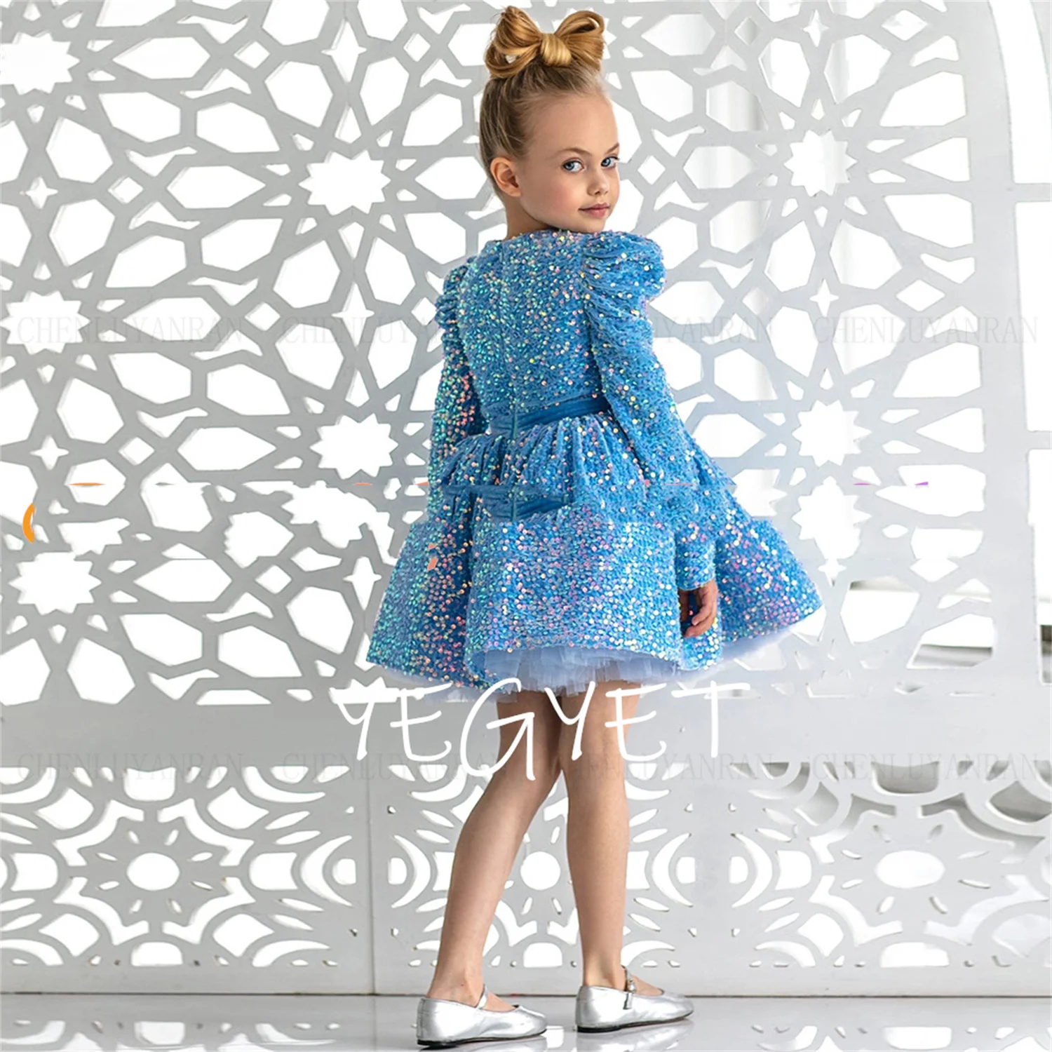 sky-blue-flower-girls-dresses-2023-sequin-long-sleeves-puffy-kids-wedding-party-dress-velour-bow-glitter-child-bridel-gowns