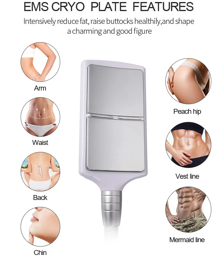 New Product Slimming 8 Handles Diamond 8 Cryo Pads Machine Weight Loss Fat Melting Cellulite Reduce cryoskin EMS