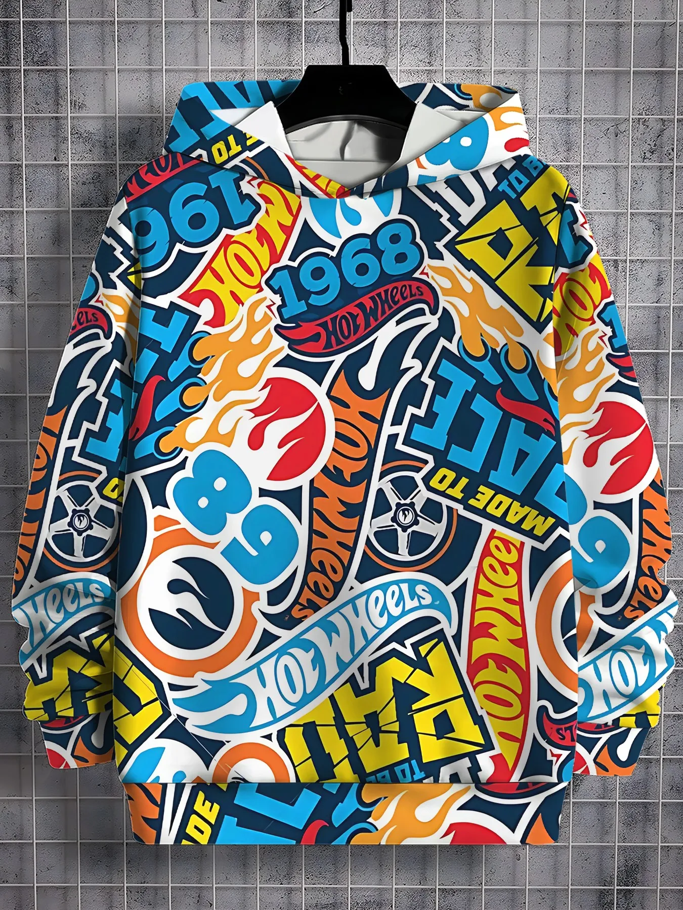 Hot Wheels Car Game 3D Print All Seasons Children Casual Sweatshirt Cool Pullover Tops Unisex Clothes Boy Girl Hoodies 3