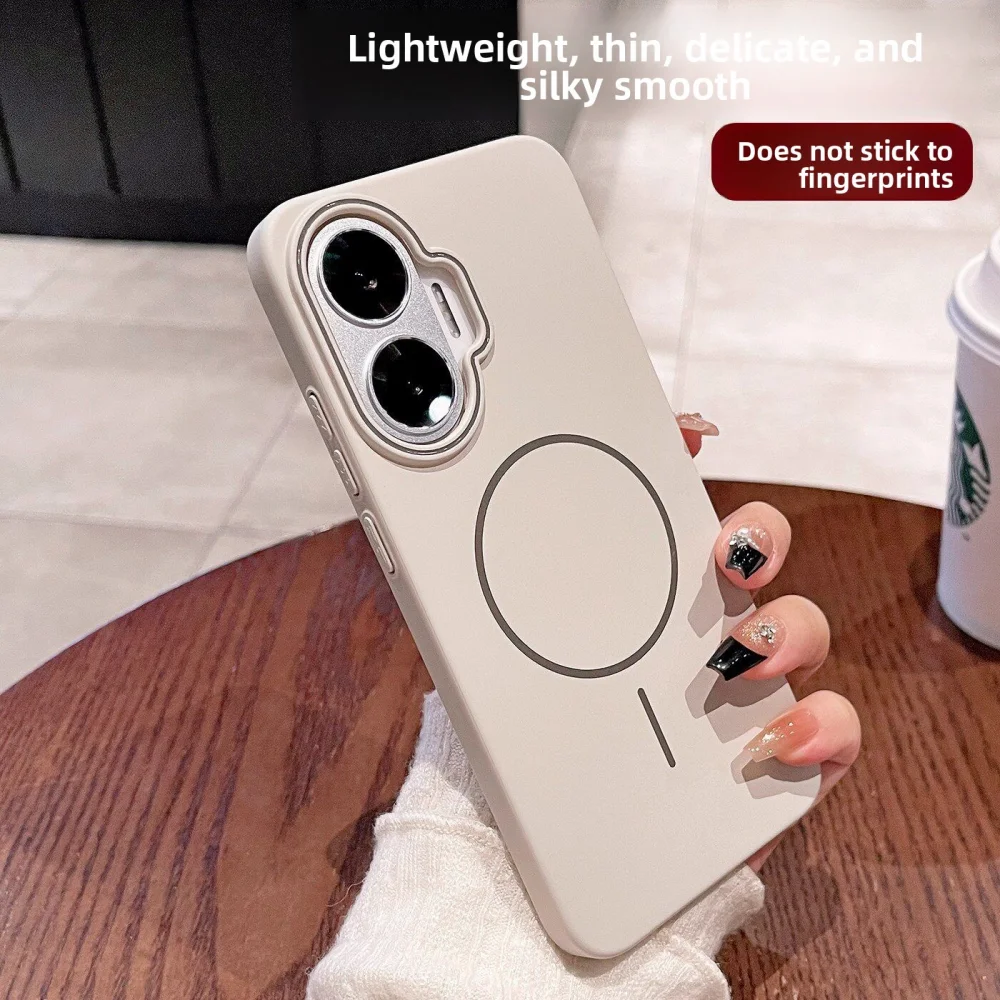 Sleek Magnetic Wireless Charging Protective Back Cover