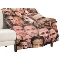 RYAN GOSLING Throw Blanket Camping Blanket cosplay anime Dorm Room Essentials Soft Blanket 1