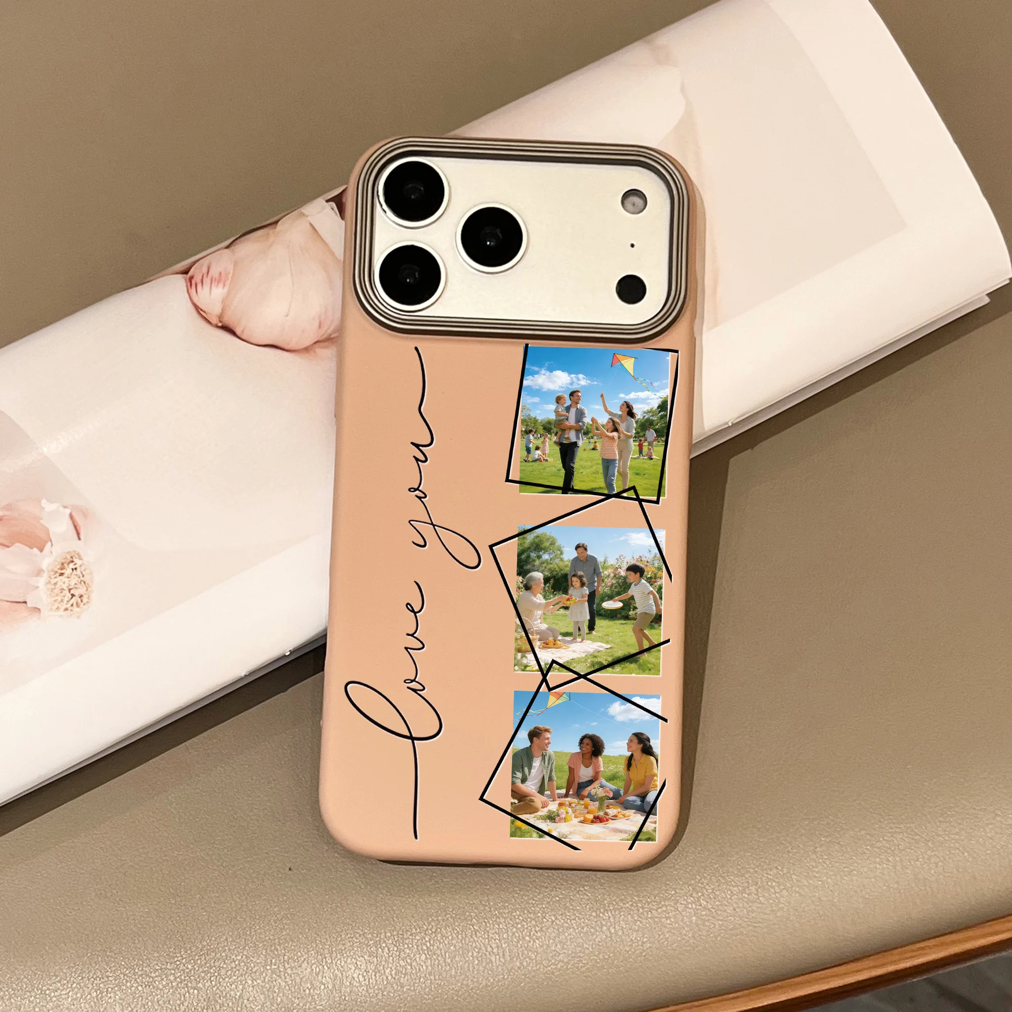 Personalized Custom Parents Children Myself Pets Companion Photos Phone Case thumbnail 5