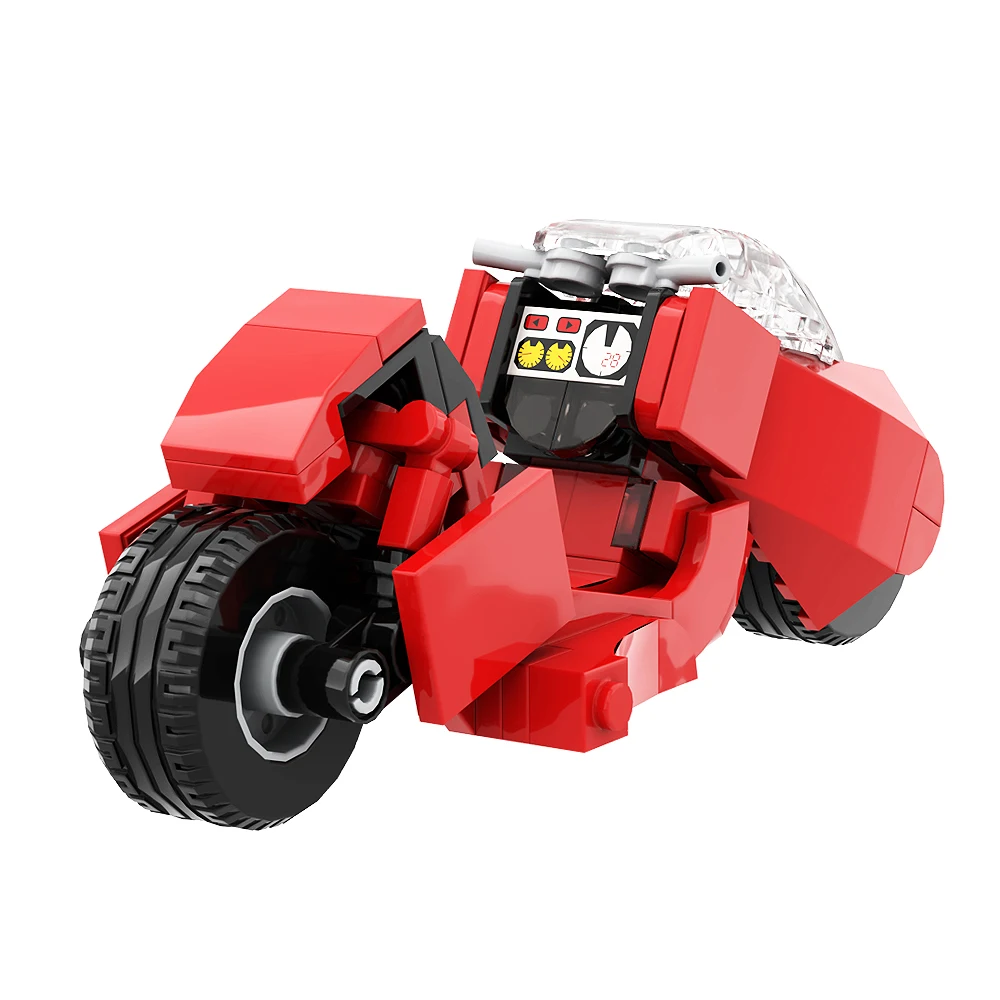 LEGO MOC AKIRA Bike alternate build for LEGO Vespa 40517 by Mechabricks