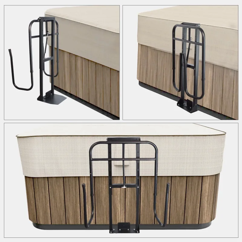 온수 욕조 덮개 리프트, 유압식 스파 덮개 리프터, 간편 작동 개폐 도구