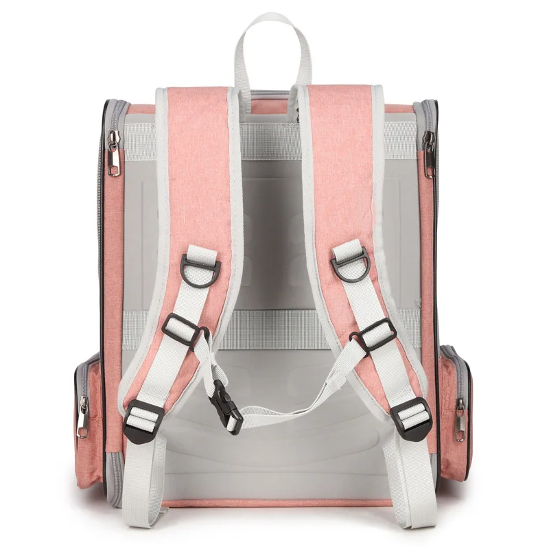 Breathable Pet Bag Portable Pet Backpack When Going Out Portable and Lightweight Foldable Cat and Dog Bag