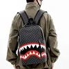 Men's Backpack Plaid High School College Bag 15-inch Laptop Rucksack 2