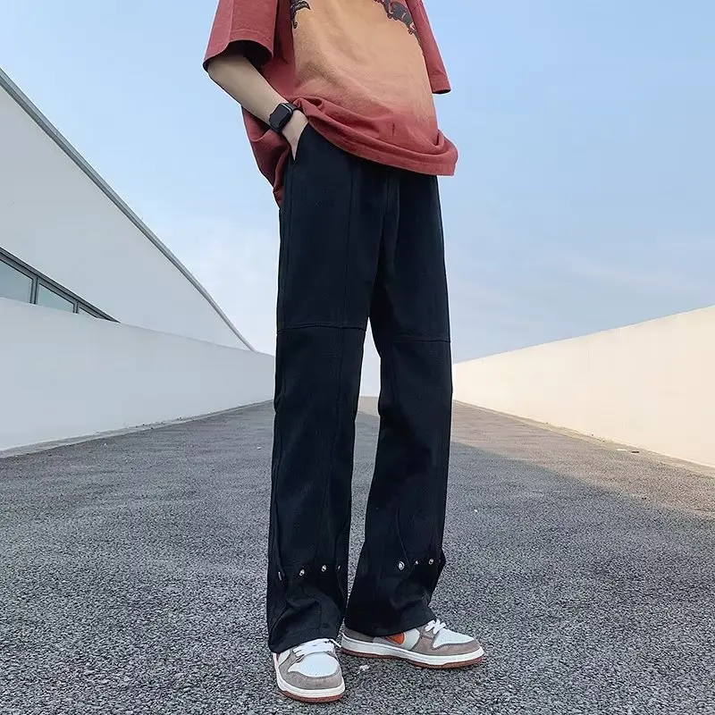 

Summer Jeans for Men Stretched Loose Pencil Ripped Denim Trousers Plus Size Beggar Holes Distressed Male Cowboy Pants B138