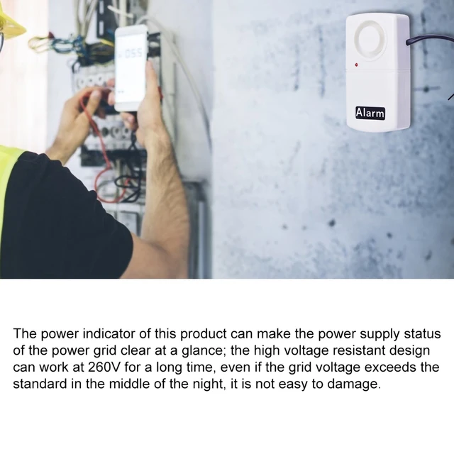 Power Failure Sensor Power Off Sensor Power On Off Sensor Power On Off  Function Detector Sensor Alarm Anti Theft System 5