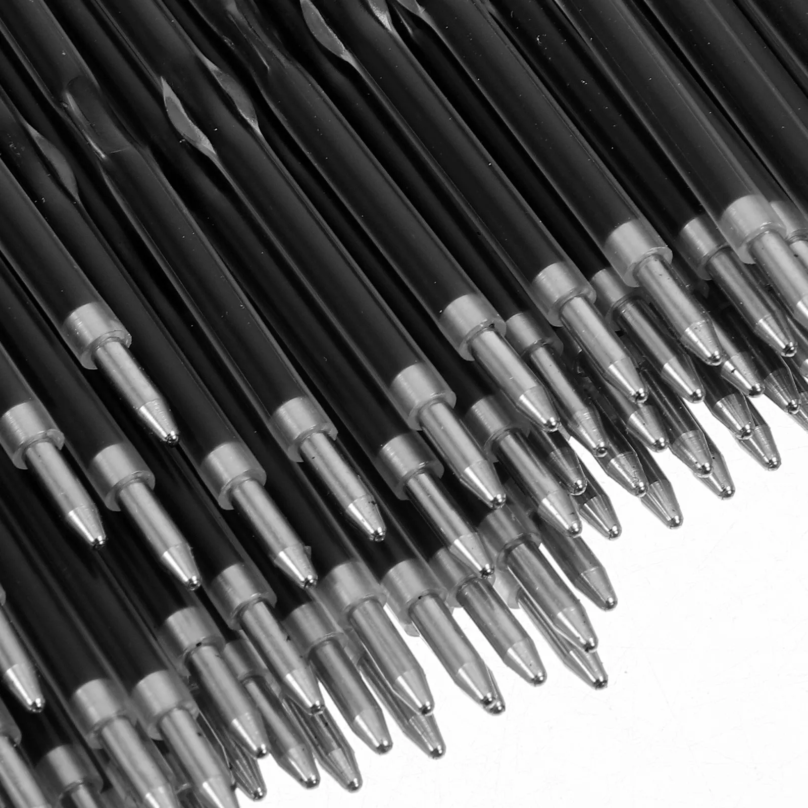 100Pcs 펜용 블루 0.7mm 펜 리필 부드러운 쓰기 잉크 리필 빠른 건조 트위스트 펜과 호환 가능 학교용