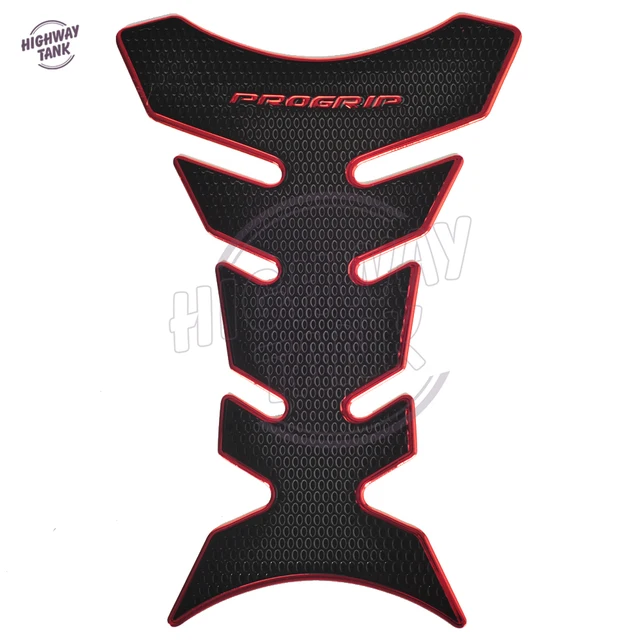 3D Motorcycle Sticker Decal Gas Oil Fuel Tank Pad Protector Case for Yamaha Suzuki Kawasaki Honda BMW Harley Red
