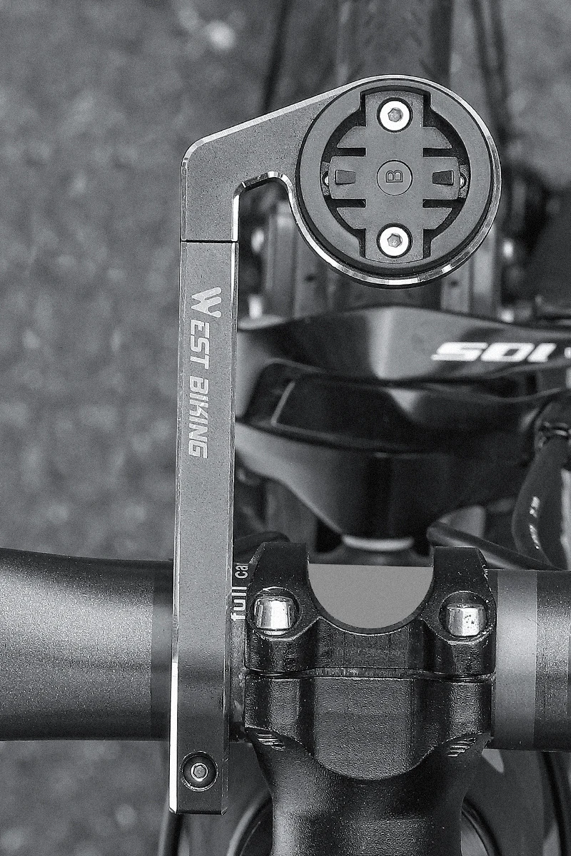 WEST RADFAHREN Fahrrad Computer Licht Dual Mount Garmin XOSS Bryton Gopro Adapter Aluminium Legierung Lenker Tacho GPS Stand – Detail 15