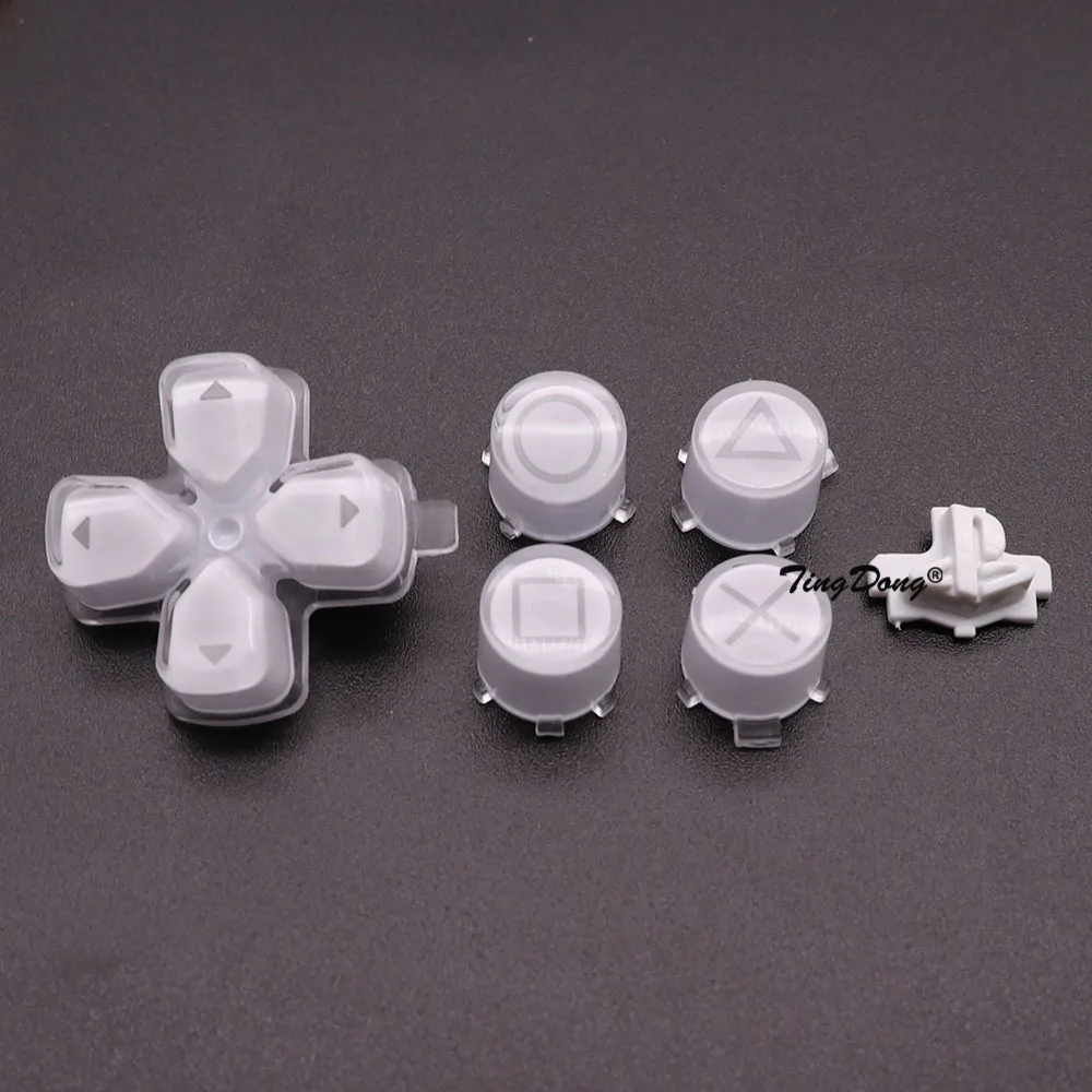 For PS5 Controller Replacement Dpad & ABXY Jelly Buttons Trigger Keys Repair Part Home Button Return Back Power Switch Key