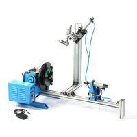 Combinatorial Welding Positioner HD-50 50KG Rotary Turntable With WP200 Chuck Pneumatic Torch Holder Center Holder 25/65mm 1