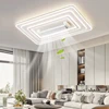 LED Invisible Bladeless Ceiling Fan Chandelier Smart Home Decoration for Living Room Bedroom Children's Room Indoor Lamps 2