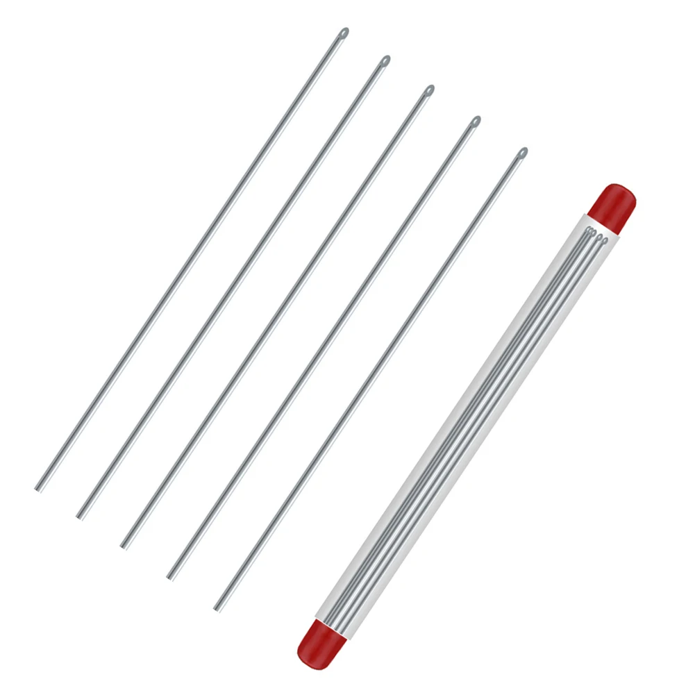 50-5PCS Quick Earthworm Hooking Needle Pins Fishing Needle Tools Worm Baiting Needle Driller No-Escaping Hook Needles