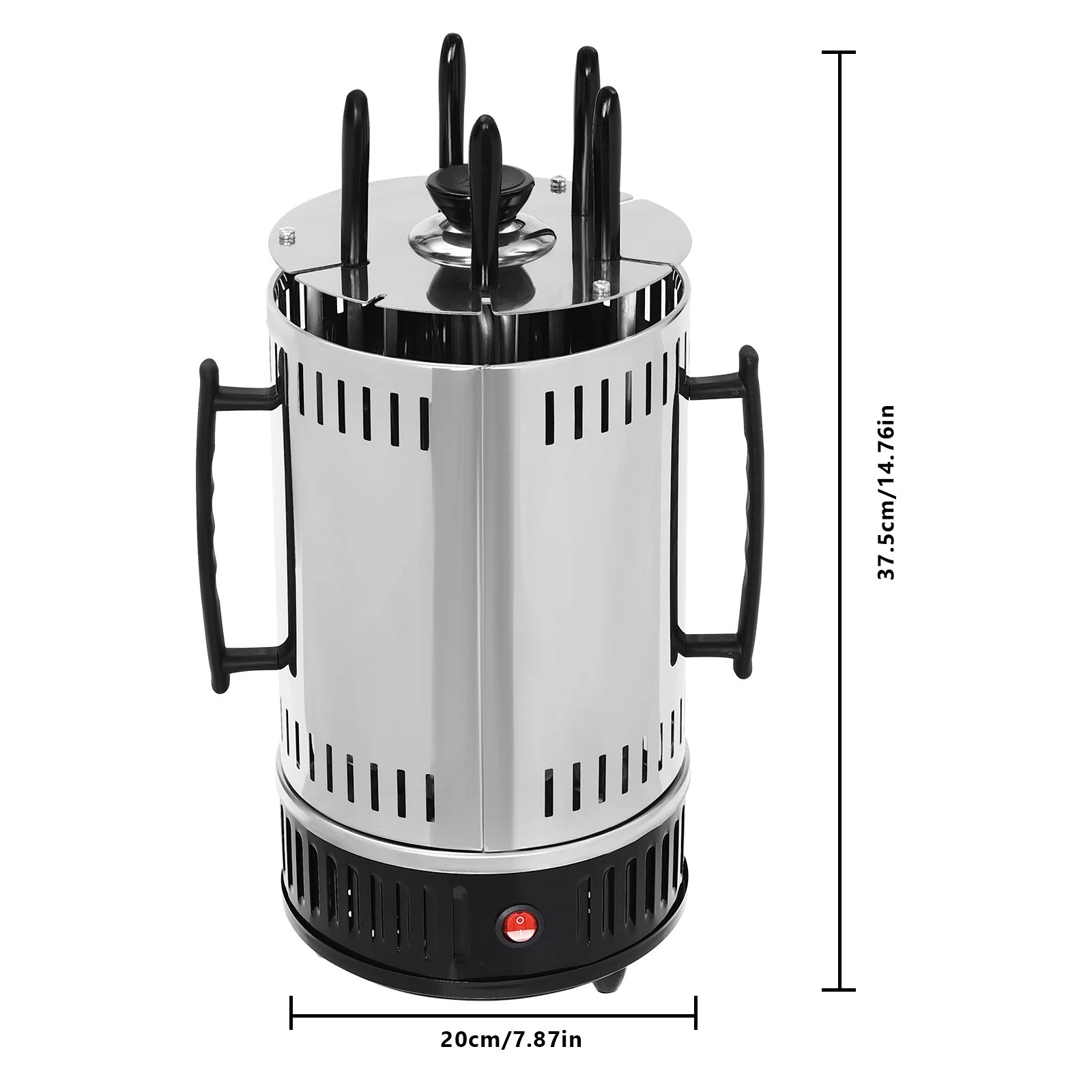 Elektrogrill vertikal: Kebab, Shawarma & BBQ mit 1000 W