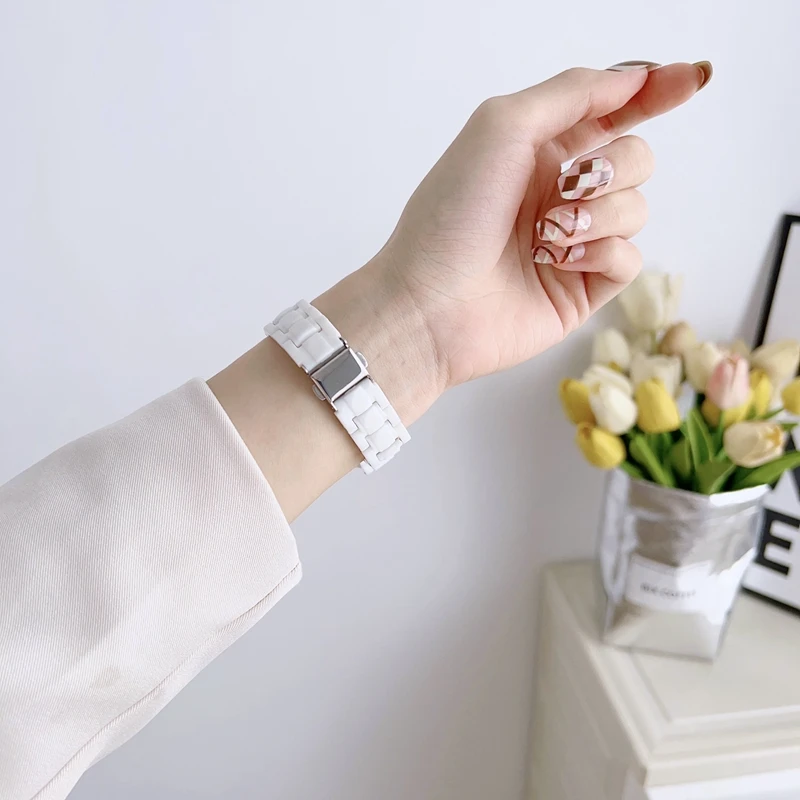 Watch Strap Resin Strap For Huawei Band 9 7 8 Smartwatch Case Replacement Wristband Bracelet For Honor Band 7 6 Huawei Band9 8 Straps