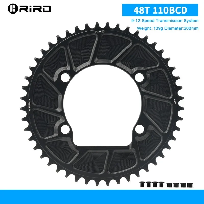 Bike Chainring 110BCD 46T 48T 50T 52T 54T 56T 58T Sprocket Road Bicycle Chainwhe