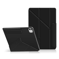 Sleek Magnetic Folding Tablet Case for MagicPad3 Pro 12.3in (Black)