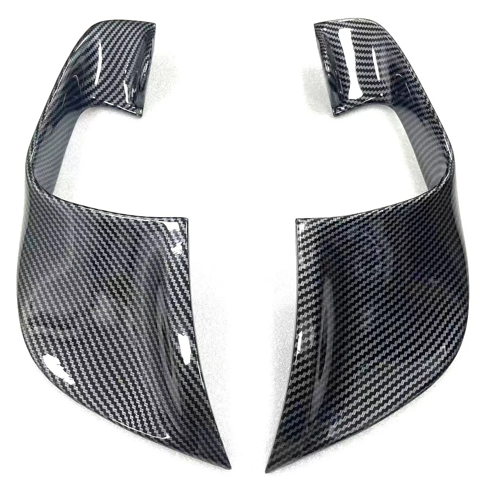 MTKRACING Deflector For YAMAHA YZF-R7 Motorcycle Front Side Spoiler Winglet Aerodynamic Wing ABS Black Spoilers Kit R7