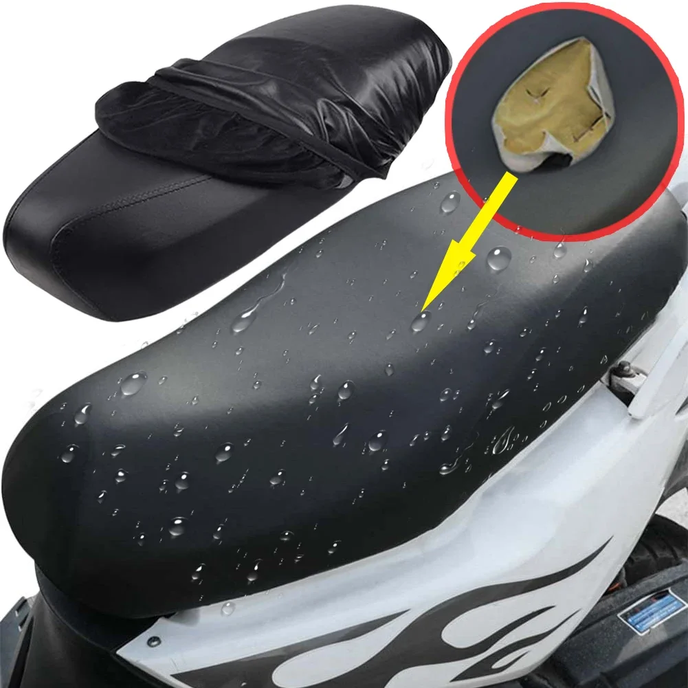

Motorcycle Seat Cover Waterproof Dustproof Rainproof Sunscreen Motorbike Scooter Cushion Seat Cover Protector Cover Accessories