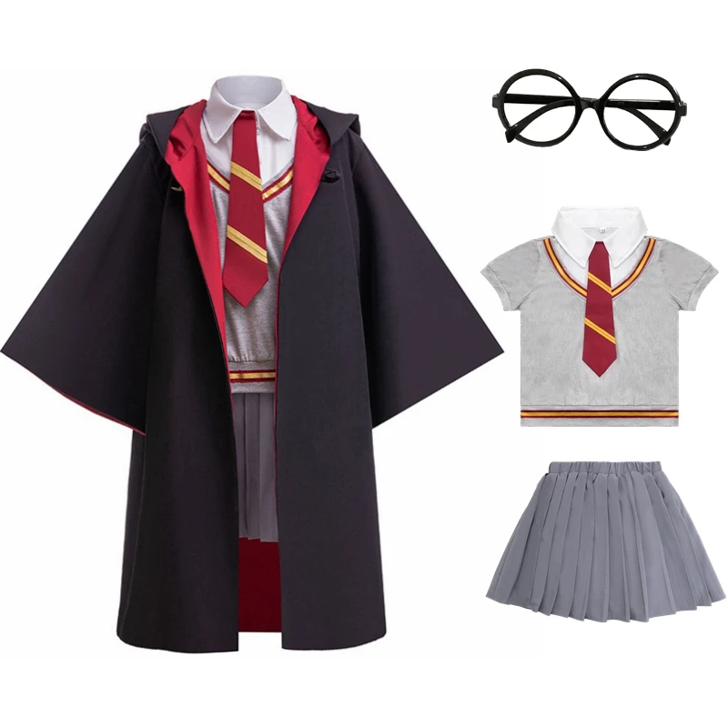 Costume Hermione Granger Vestito Carnevale Harry Potter Bambina