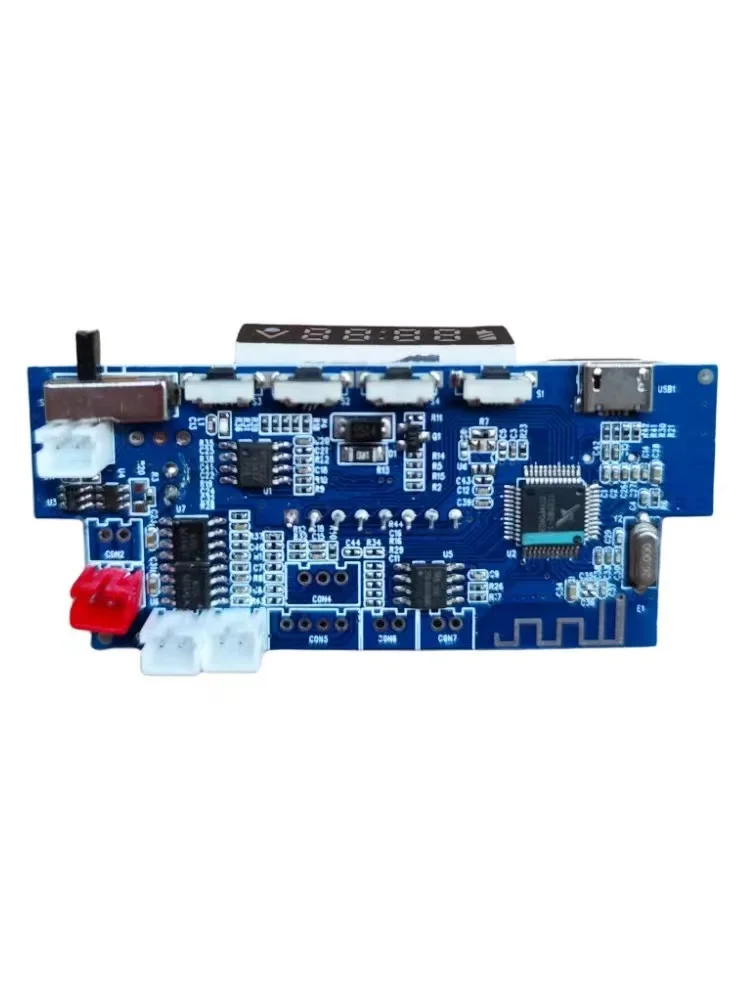 Dual Channel Bluetooth Board, With Screen Display With Remote Control, Power Amplifier Module Circuit Board Radio Board