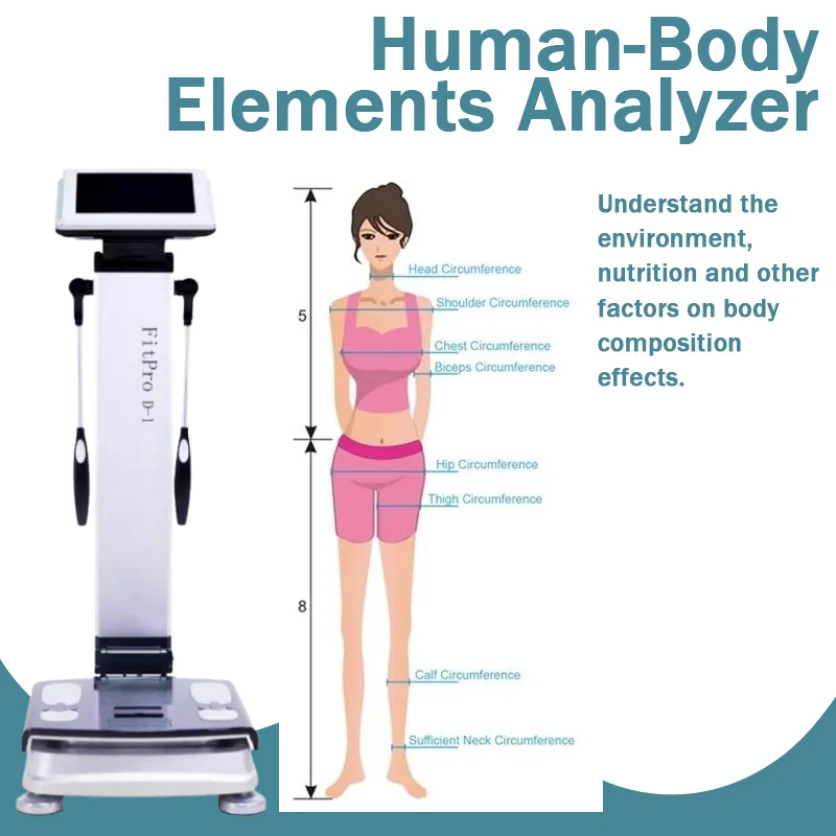 

Skin Diagnosis High Accuracy Gomecy Gs6.5C Human- Body Composition Analyse Body Fat Analysis Scans Test Machine With Printer