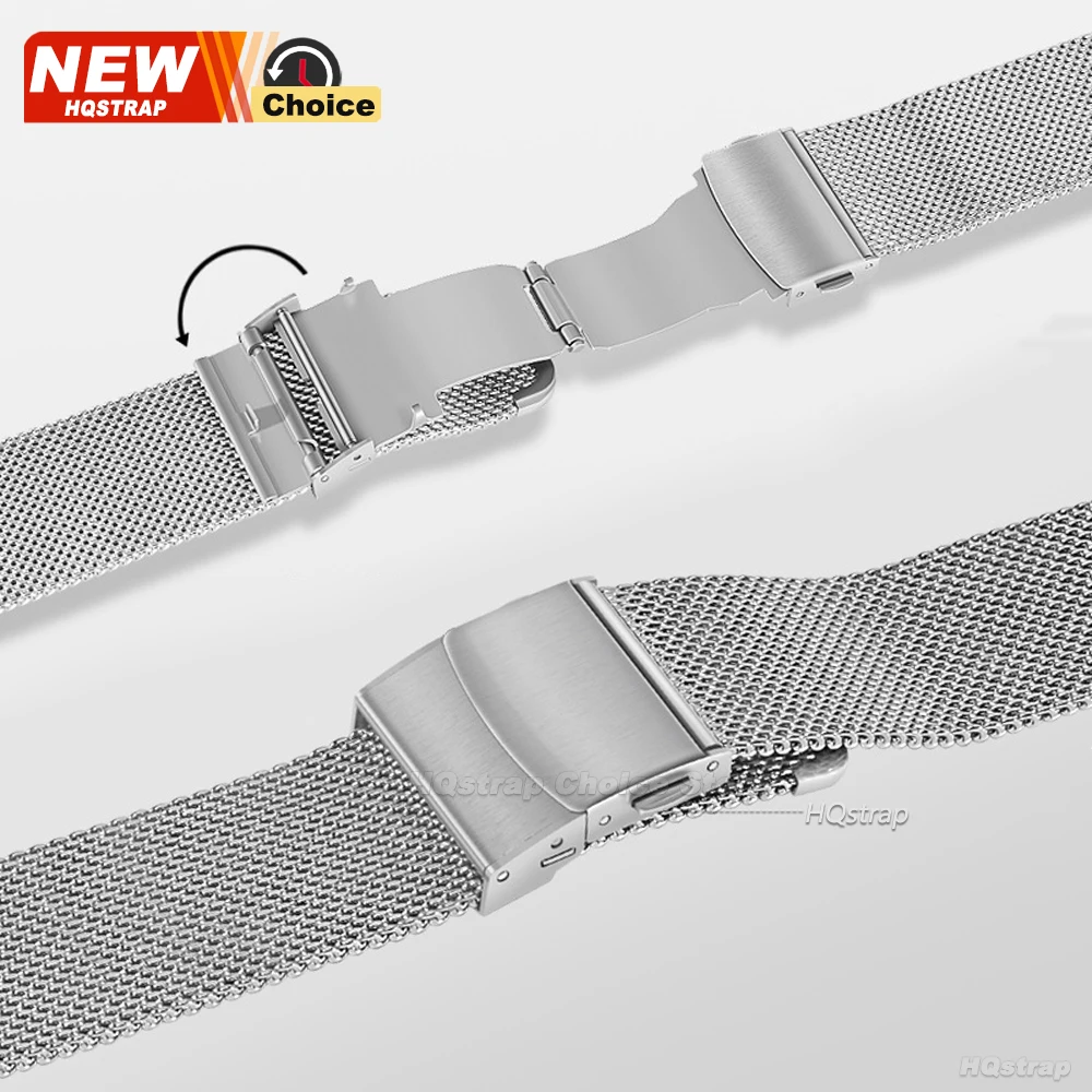 Premium Milanese Stainless Steel Watch Strap - Versatile Sizes