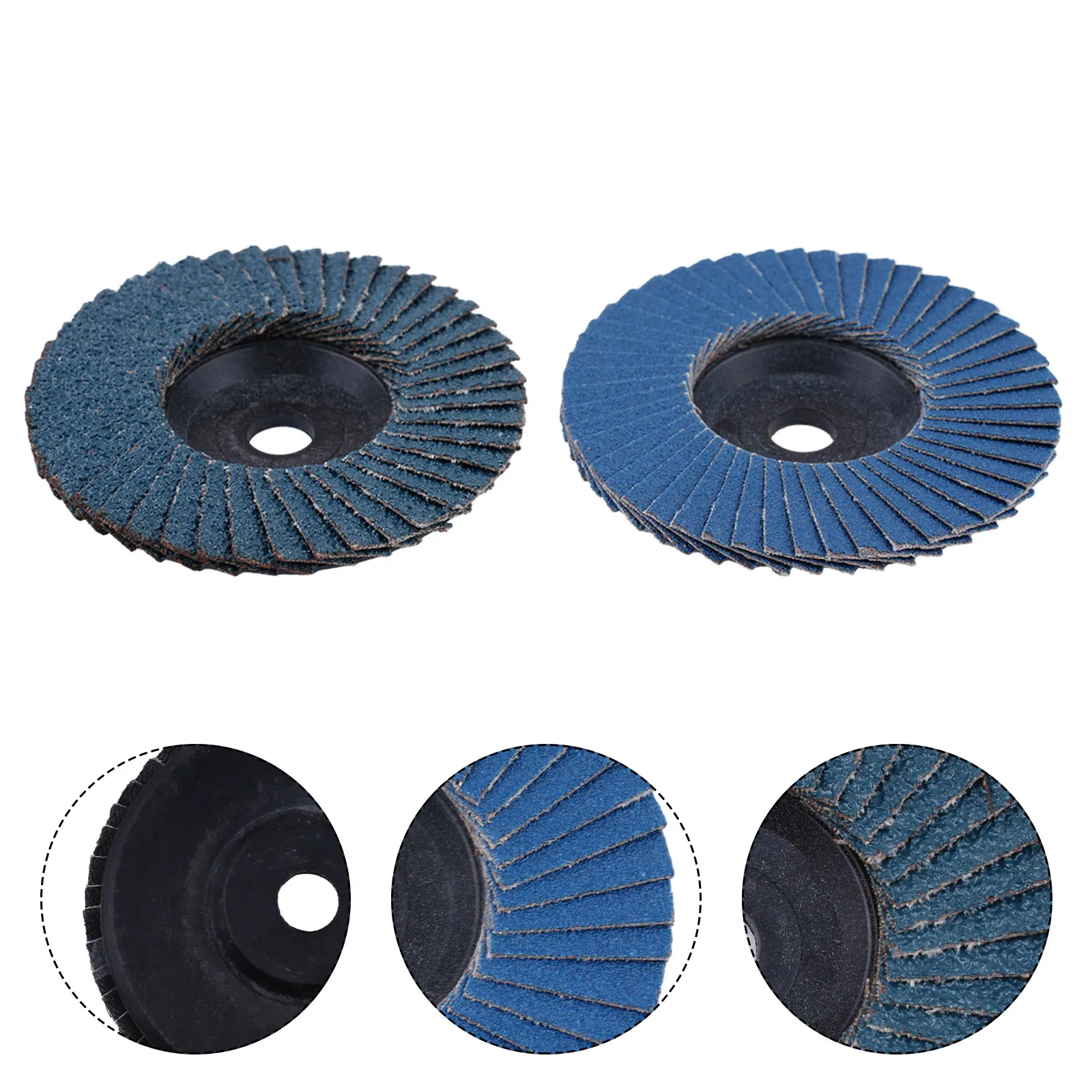 

3 Inch Flat Flap Discs 75mm Grinding Wheels Sanding Disc 40/60/80/120 Grit For Angle Grinder Metal Polishing Tools