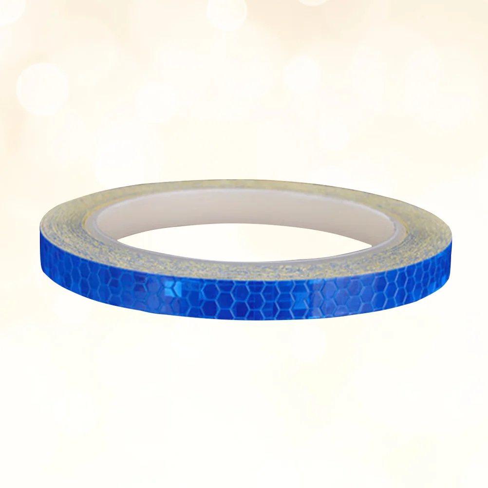 2pcs Wheel Reflective Stickers Bike Safe Accessories Cycling Rim Decal Tape (Blue) |