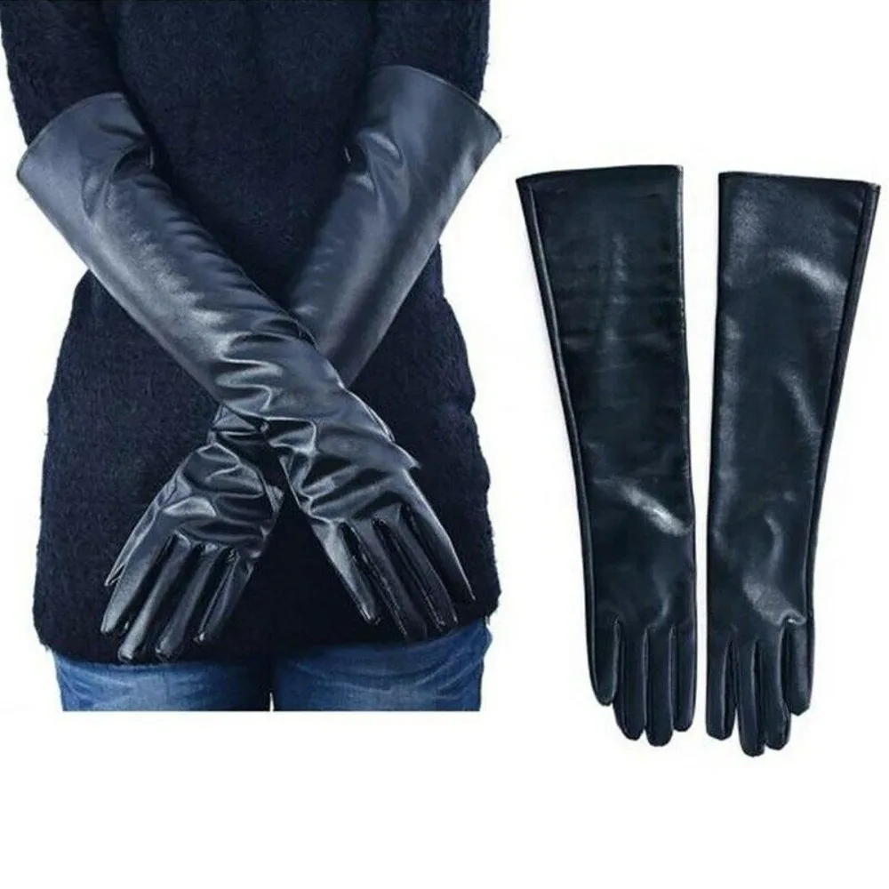 Winter Gloves Leather Gloves Fashion Gloves Costume Gloves Cosplay Gloves Gloves Women Long Elbow Evening Party Soft Leather Ladies Lined Warm Winter