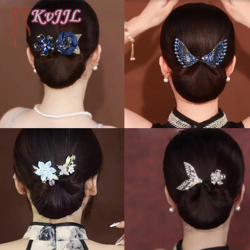 KoreanStyleWomensHairTwisterCrystalCurlerExquisiteTemperament