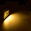 Square 86Type PIR Motion Detector Sensor Led Stair Light Infrared Human Body Induction Lamp Recessed Steps Ladder Staircase Wall 3