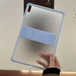 Versatile Transparent Matte Stand Case for Huawei MatePad Tablets (Sky blue)