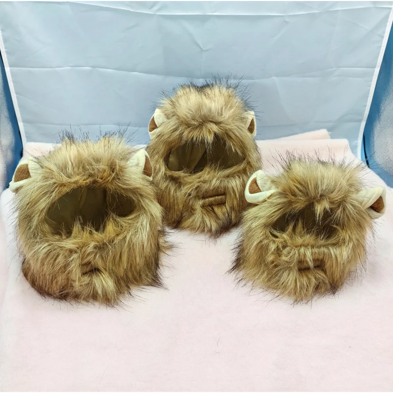 Lion Mane Pet Costume Headgear 4