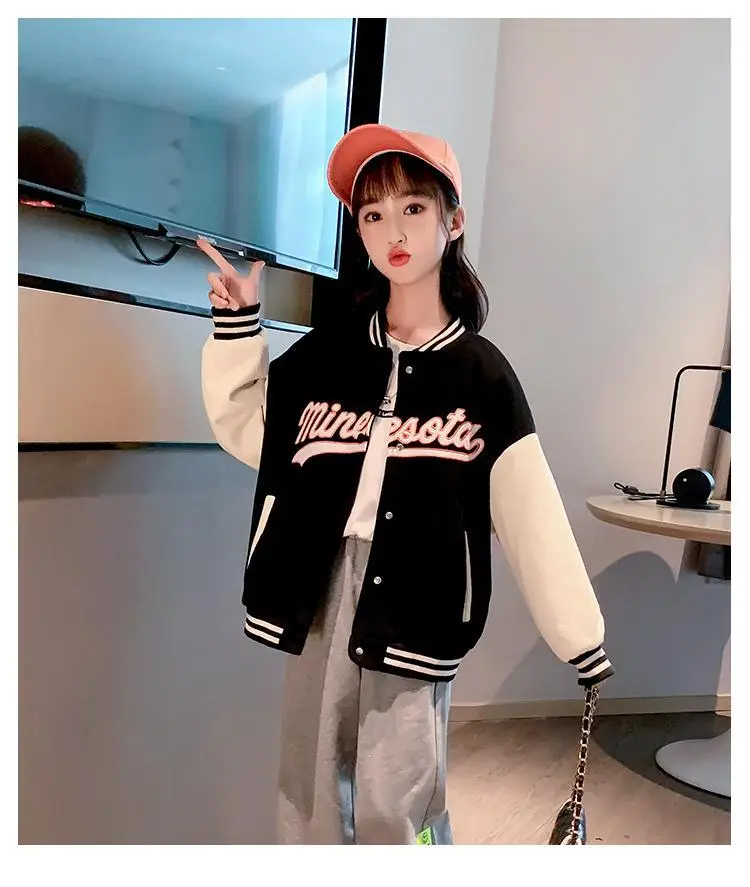 red and black plaid jacket Spring Autumn Green Baseball Jacket Big Kids Teens Casual Clothes For Teenage Girls Sports Outerwear Coat Age 4 5 7 9 11 13 YearSpring Autumn Green Baseball Jacket Big Kids Teens Casual Clothes For Teenage Girls Sports Outerwear Coat Age 4 5 7 9 11 13 Year barn coat