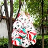 Outdoor Basketball Baskets Football Volleyball Large Nylon Red + White Braided Mesh Net Bag Sports Accessories 2