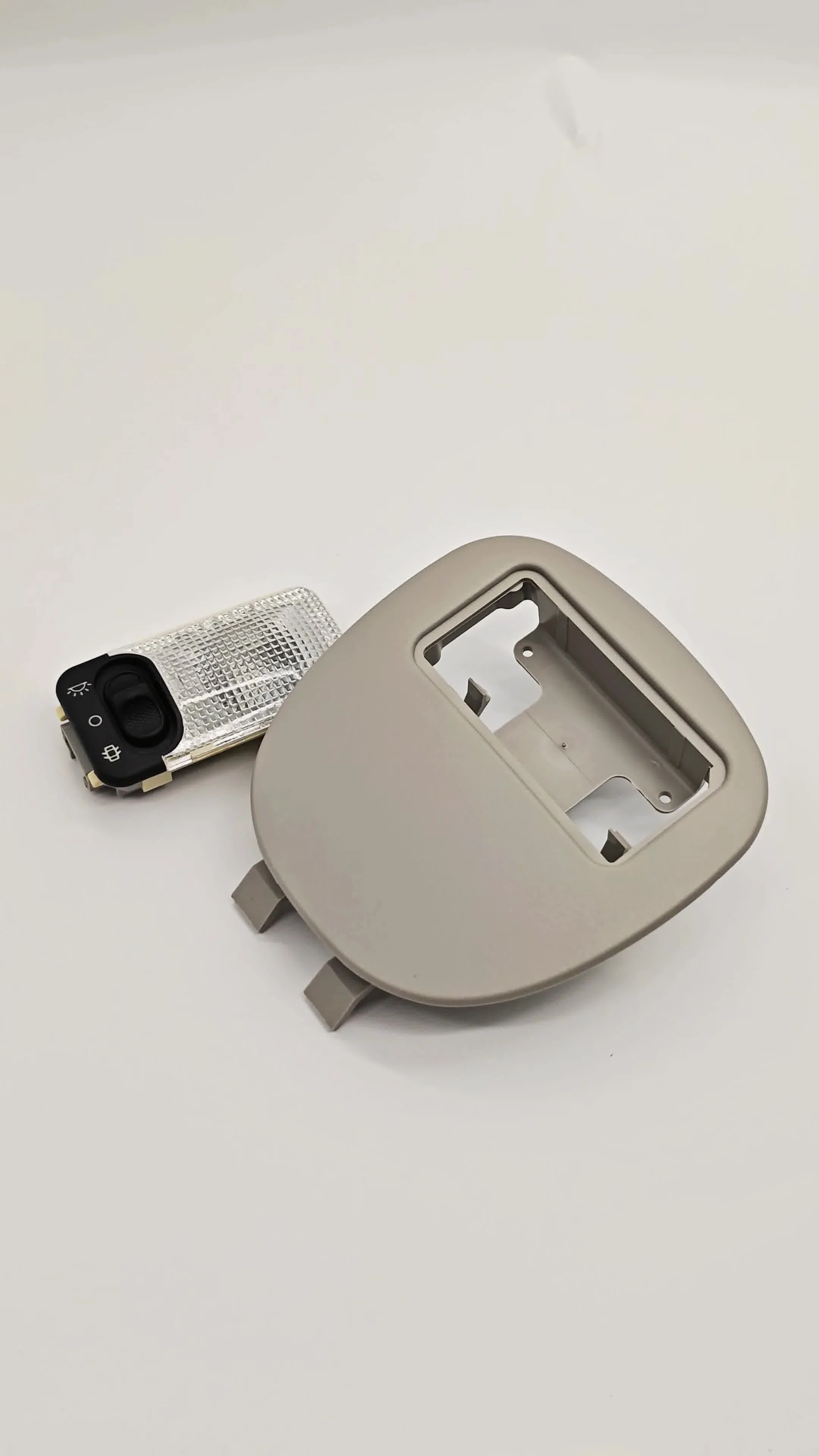 Cache Plafonnier Intérieur Avant Pour Peugeot 206 207 Et Citroën C2 - Grise - Pièce De Rechange D'origine 9625049077